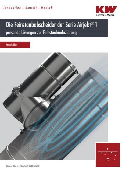 Broschüre Feinstaubpartikelabscheider Serie Airjekt 1