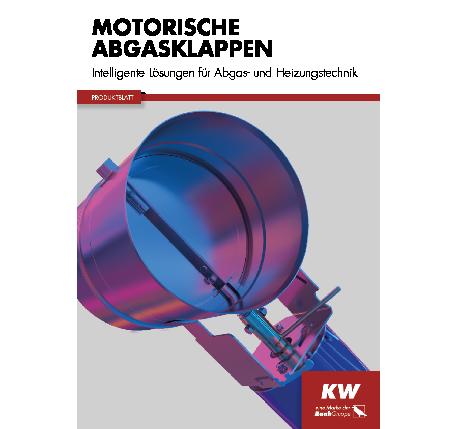 Motorische Abgasklappen