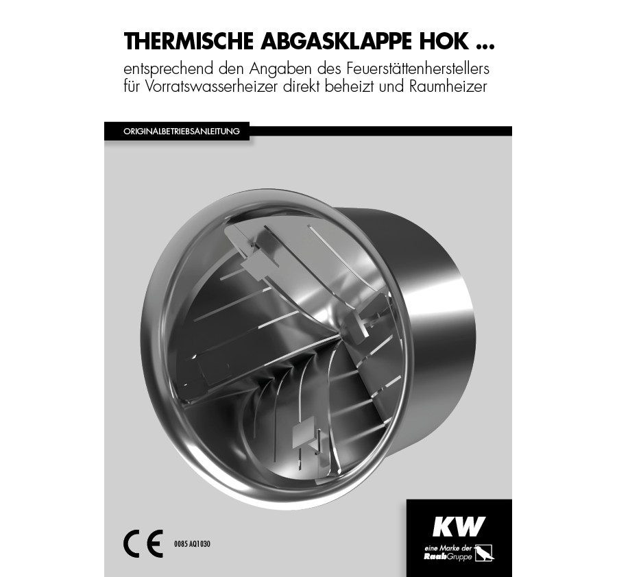 Die thermischen Abgasklappen Typ HOK